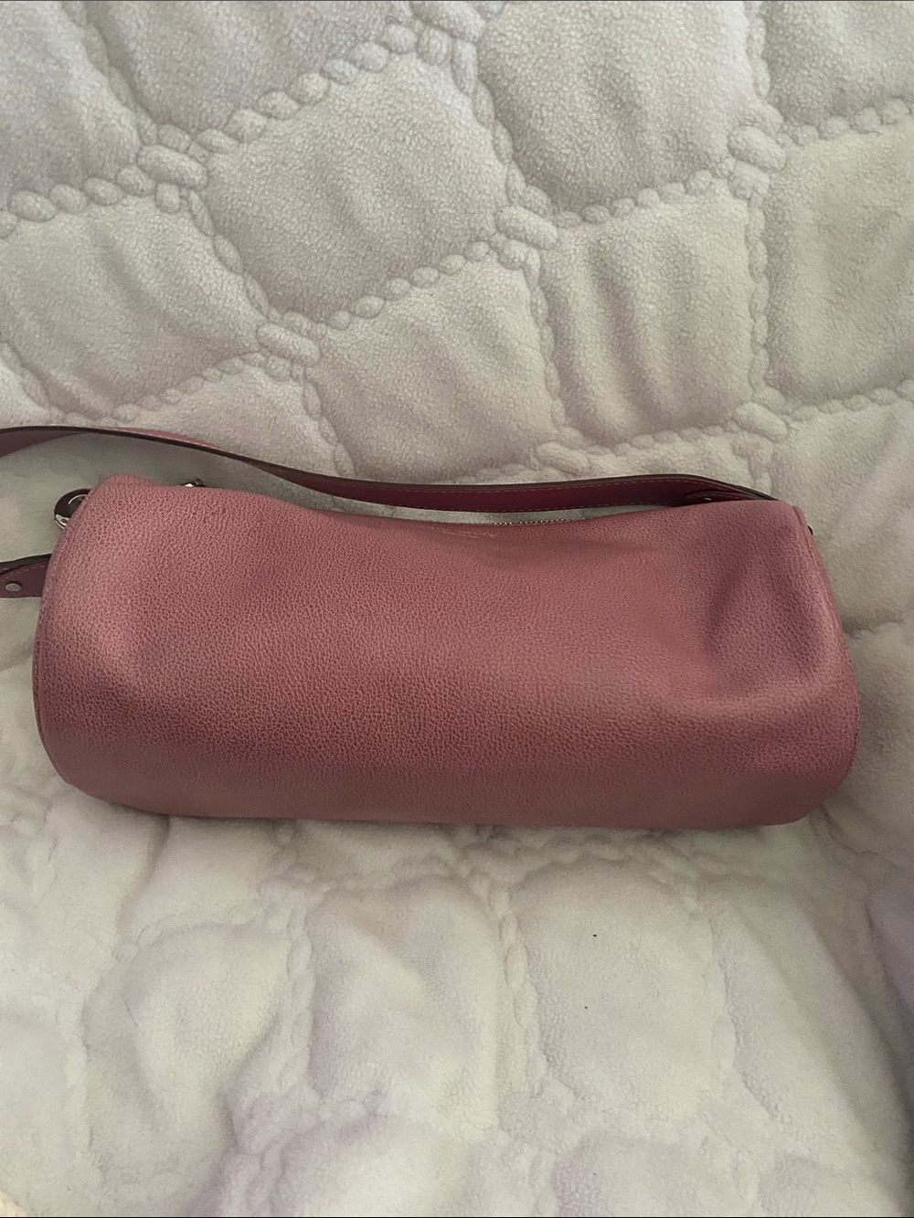 kate spade Mauve Pink Pebbled Leather Hobo Shoulder Bag